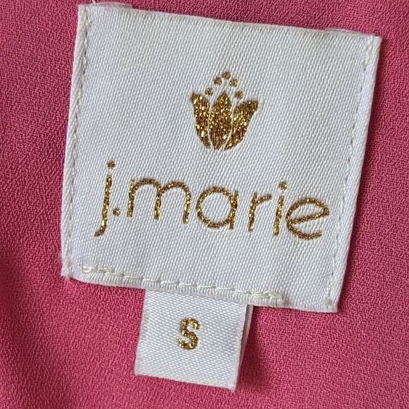 J. Marie Coastal Pink Sea Floral‎ Sleeveless Waistless Piper Beachy Dress Sz S - Picture 8 of 16